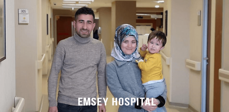 Ali Asaf, who was diagnosed with pneumonia and later almond pieces found in his lungs after the checks performed in our hospital, regain his health in our hospital.