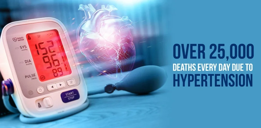 Hypertension Causes More Than 25,000 Deaths Every Day