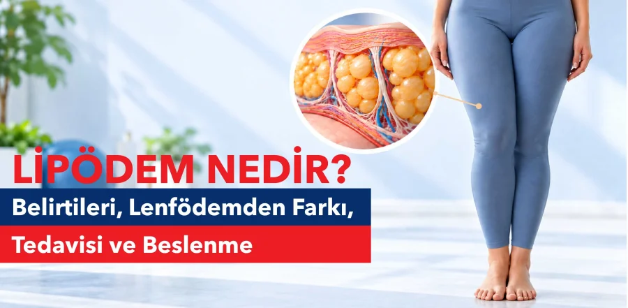 Lipödem Nedir? Belirtileri, Lenfödemden Farkı, Tedavisi ve Beslenme