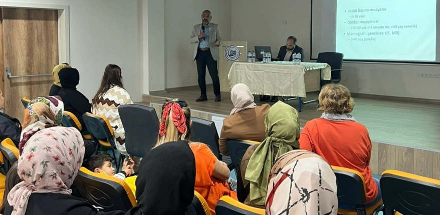 1 - 31 Ekim Meme Kanseri Farkındalık Ayı Kapsamında Seminer Verdik