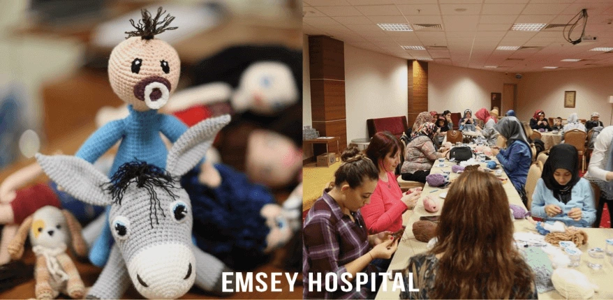 Emsey Kadınlar Kulübü sosyal sorumluluk projeleri kapsamında Amigurumi Workshop etkinliği düzenlendi.