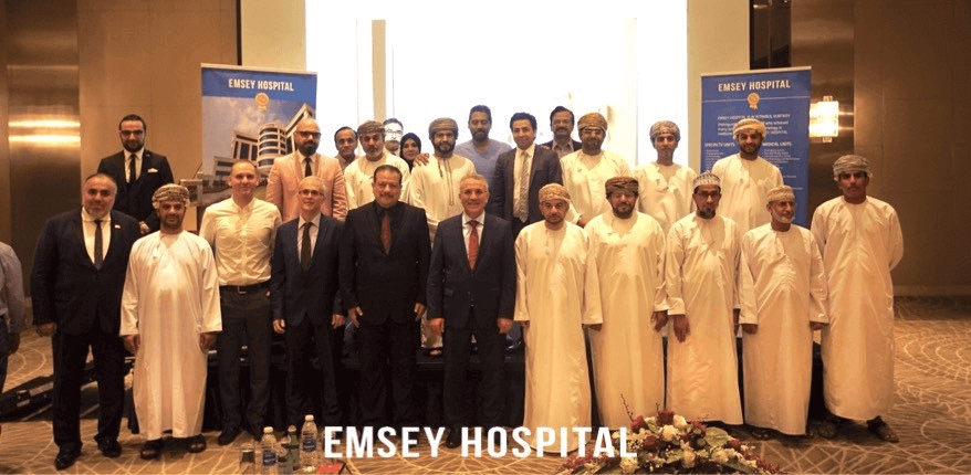 Emsey Hospital Umman Temsilciliğimizin tanıtım lansmanını Muscat Grand Millenium Otel’de gerçekleştirdik.